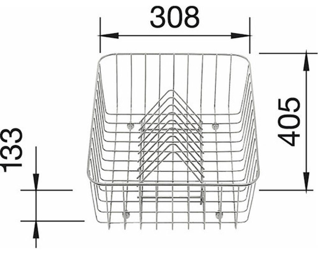 BLANCO 507829, Dřezový košík, Nerezová ocel, Nerezová ocel, Obrázek produktu 