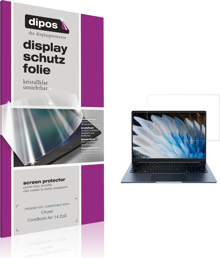 Film protecteur d'écran invisible pour Chuwi CoreBook Air 14 pouces x2