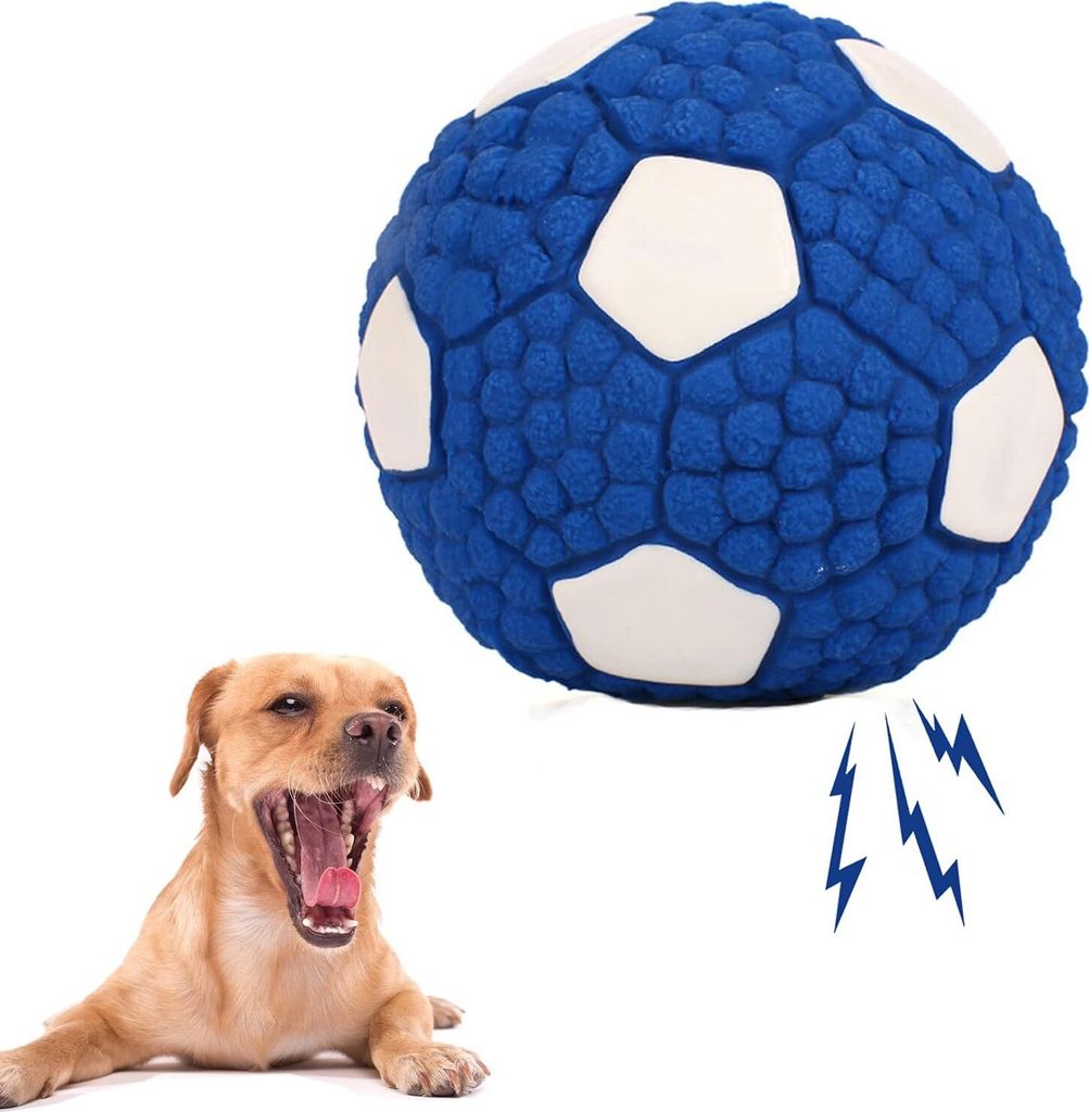 Unzerstörbares Hundespielzeug, Hundespielzeug, Hundeball, Quietschspielzeug für Hunde, Kauspielzeug für Hunde, Quietschspielzeug für Hunde, fü...