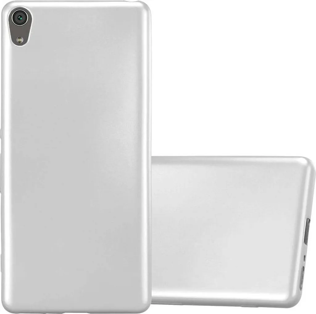 Cadorabo Cover Sony Xperia XA Argento - Custodia Silicone TPU Antiurto