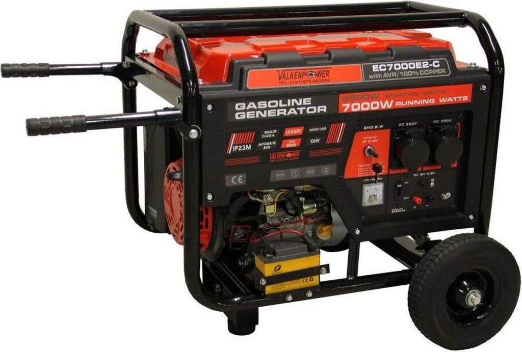 Benzin Generator AVR 7000W 230V Benzintank Stromgenerator Stromerzeuger Notstrom