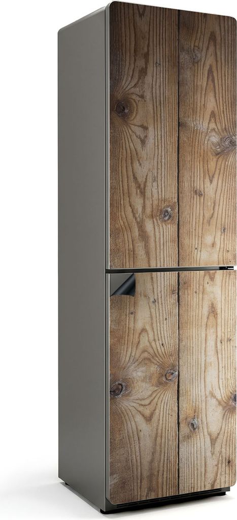 Natürliches Holzmuster – Magnetische Kühlschrank Abdeckung – Dekorfolie magnetisch Küche – Kühlschrank Magnet Deko – selbstklebende Mag...