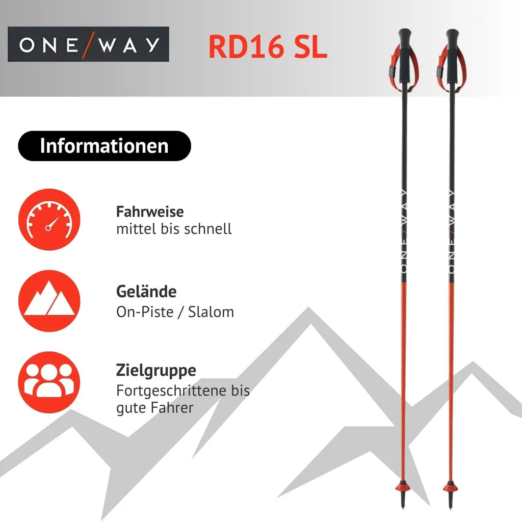 Bâtons de ski OneWay RD16 SL : plus de précision pour vos virages serrés - 3