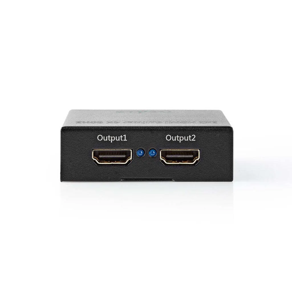 Splitter HDMI 4K Elegante in Metallo | Sdoppiatore 1 in 2 Out 18Gbps