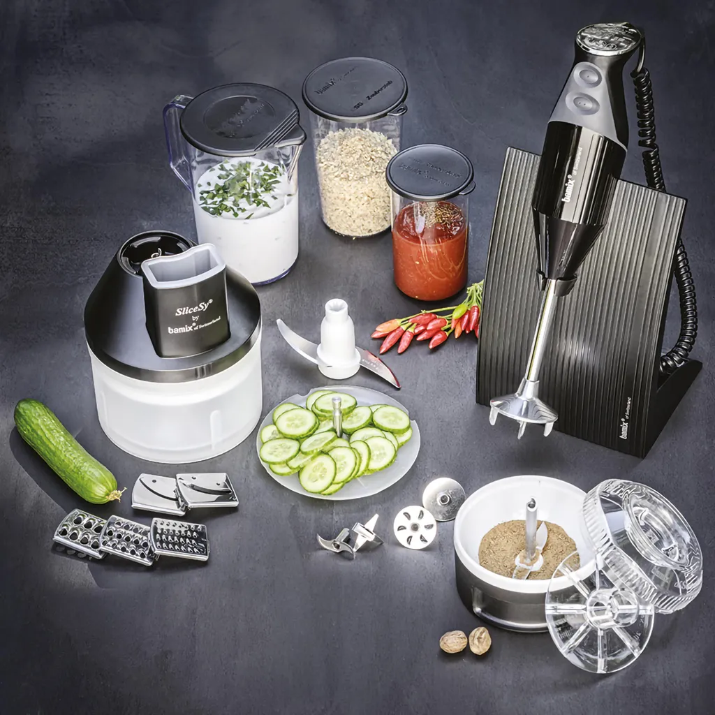 Mixeur plongeant polyvalent Bamix 200W pack complet robot cuisine
