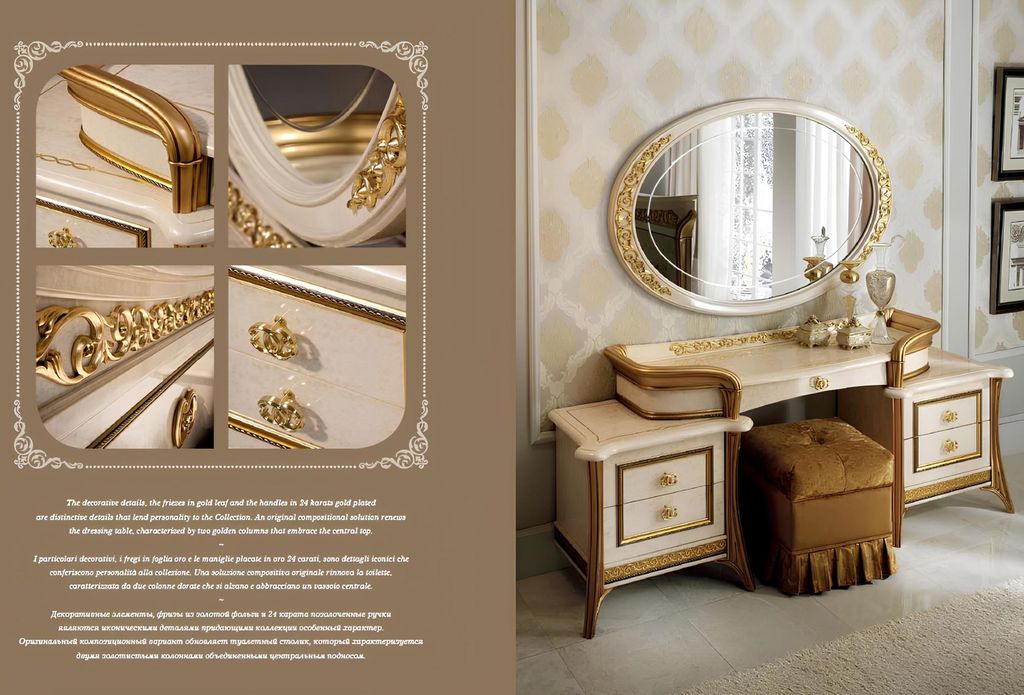 Schreibtisch Tisch Büro Office Designer Möbel Barock Rokoko Jugendstil Klassisch
