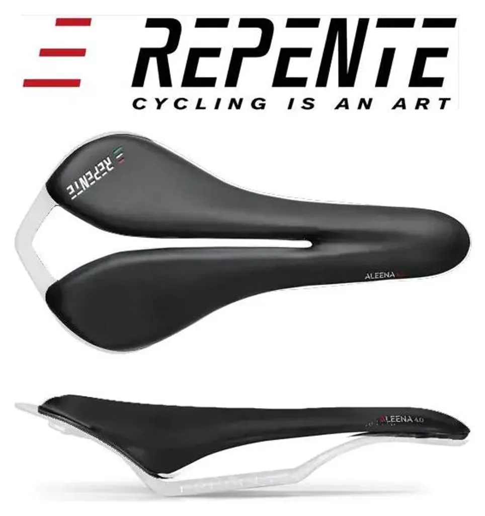 Selle vélo carbone Repente Aleena 4.0 noire - Conception ergonomique 17alblp