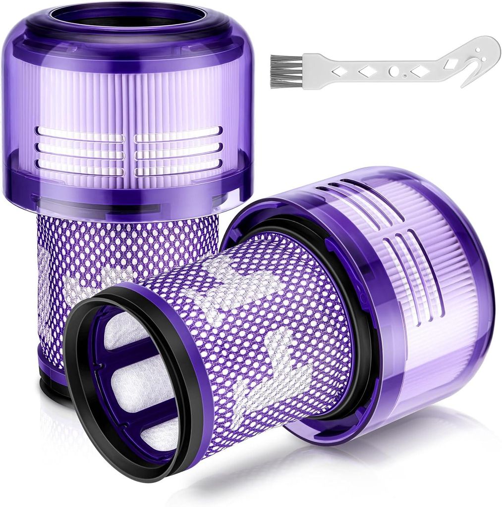 HEPA Filter für Dyson V12, V12 Ersatzfilter, Filter für Dyson V12 Detect Slim Absolute/Total Clean/Extra/Fluffy Vacuum Cleaner, Waschbar