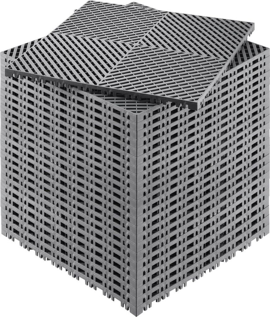 Drainage Mat Modular Interlocking Mat 15.7” x 15.7” Drainage Floor Tile