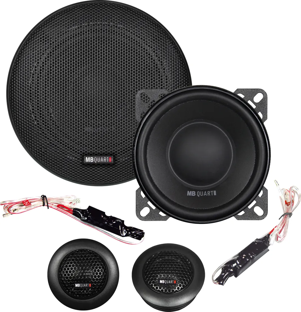 Haut-parleur MB Quart QS100 - Kit coaxial 2 voies 10cm pour voiture