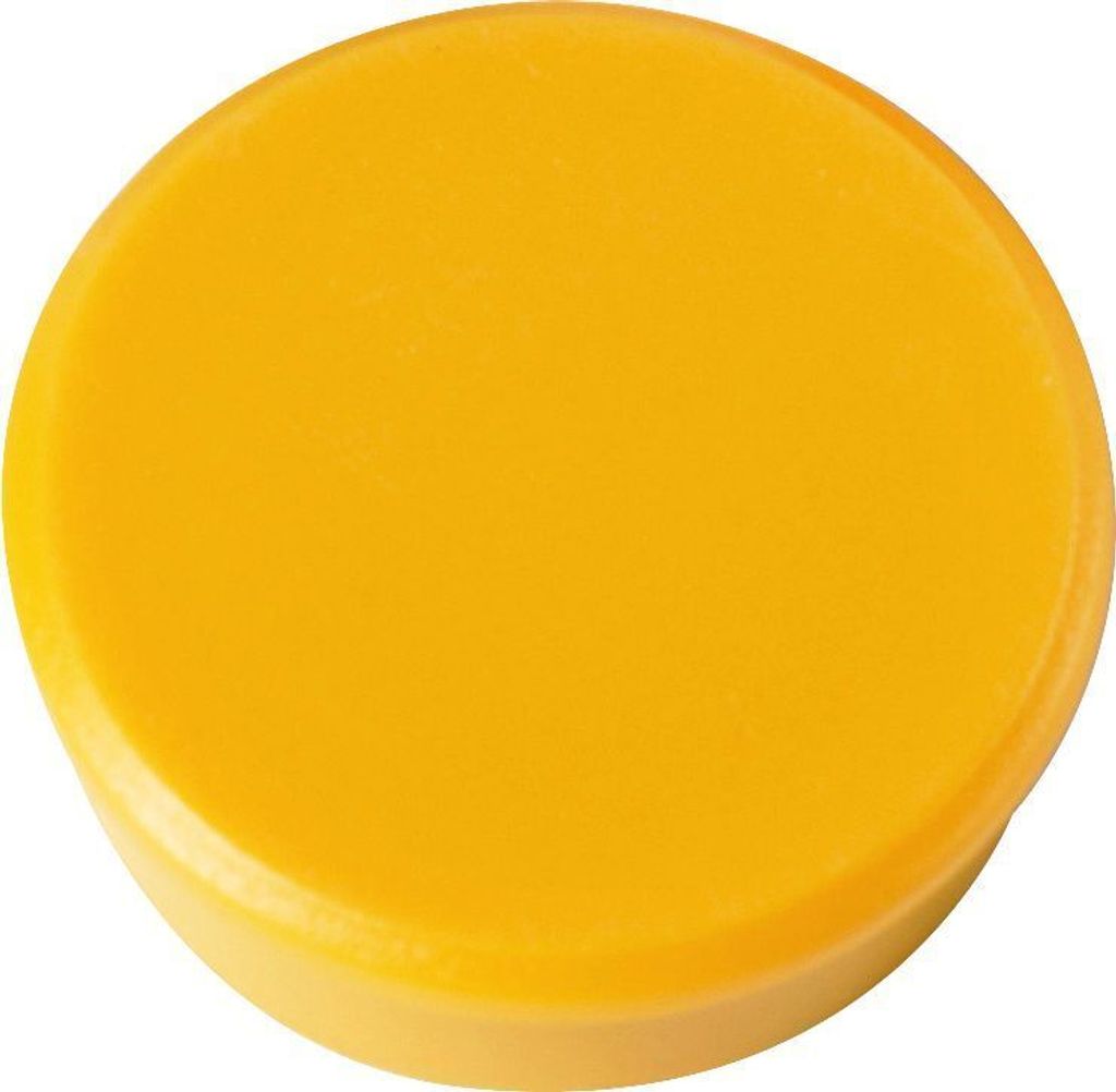 Kraftmagnet Metall Kunststoff 38mm TG 2500 g gelb VE=10x10 Stück