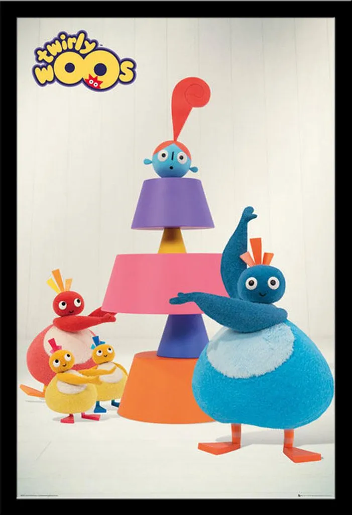 Poster Twirly Woos Cake Cadre Amovible Shinsuke Vitre Acrylique Safe