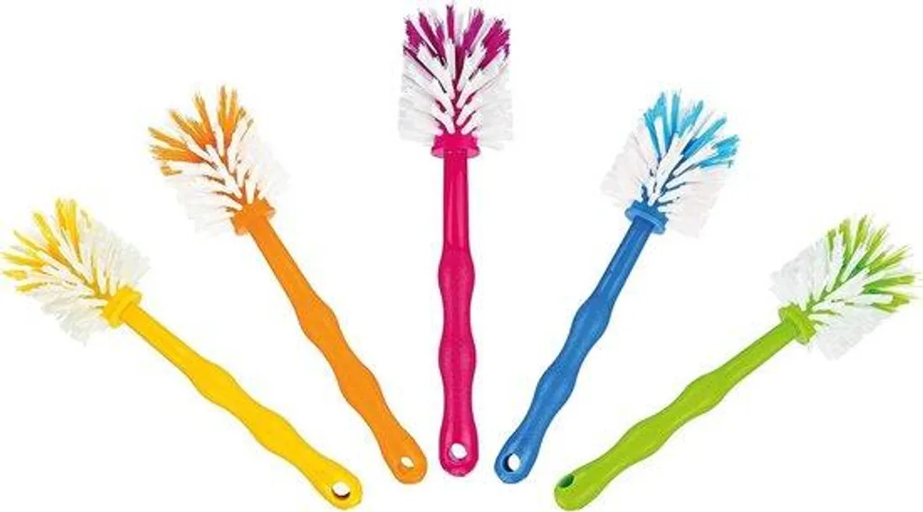 Brosses de nettoyage cuisine à poils nylon robustes et manche ergonomique