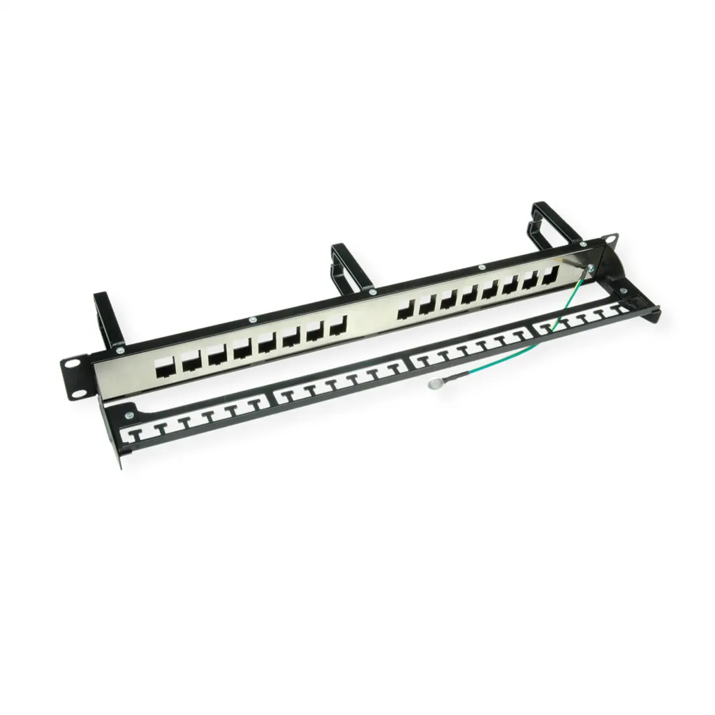 Support Modulaire Keystone 16 Ports ROLINE Blindé Noir 26.11.0363 - 7