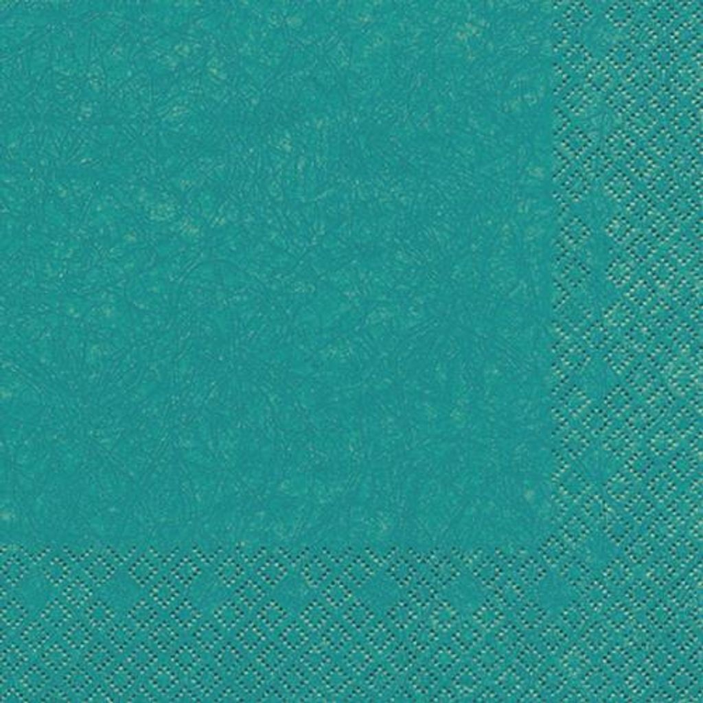 20 Servietten Modern Colours türkis 33x33cm Produktbild 