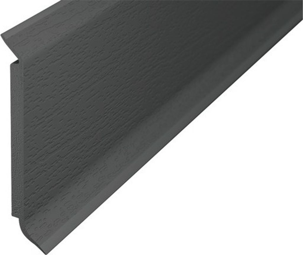 Prinz Kernsockelleiste Hartschaum dunkelgrau 60x2500 mm