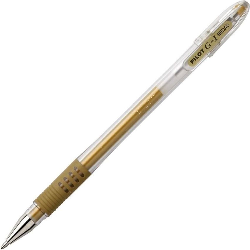 PILOT Gelschreiber G1 10 Grip Strichfarbe: gold