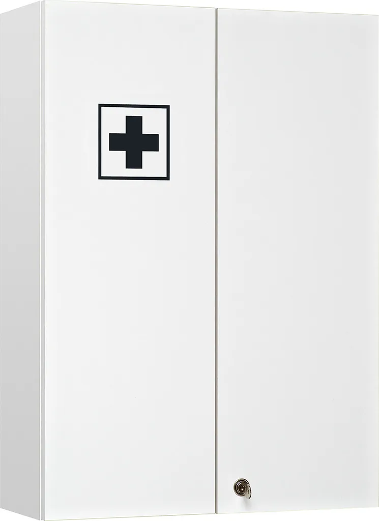Armoire à pharmacie Adan en verre blanc 50x70x20 cm pour votre maison