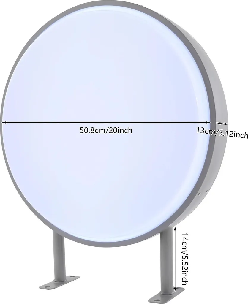 Enseigne lumineuse double face LED pour augmenter votre visibilité