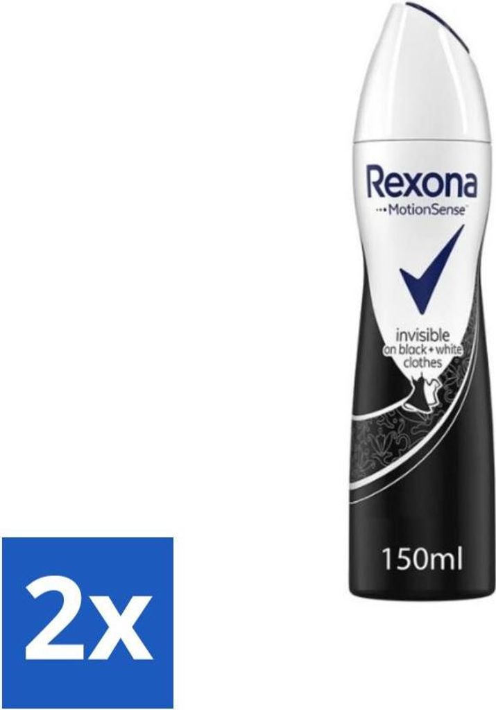 Rexona - Invisible Diamond - Deodorant Spray - Antitranspirant - 150 ml - Vorteilspack - 2 Stücke