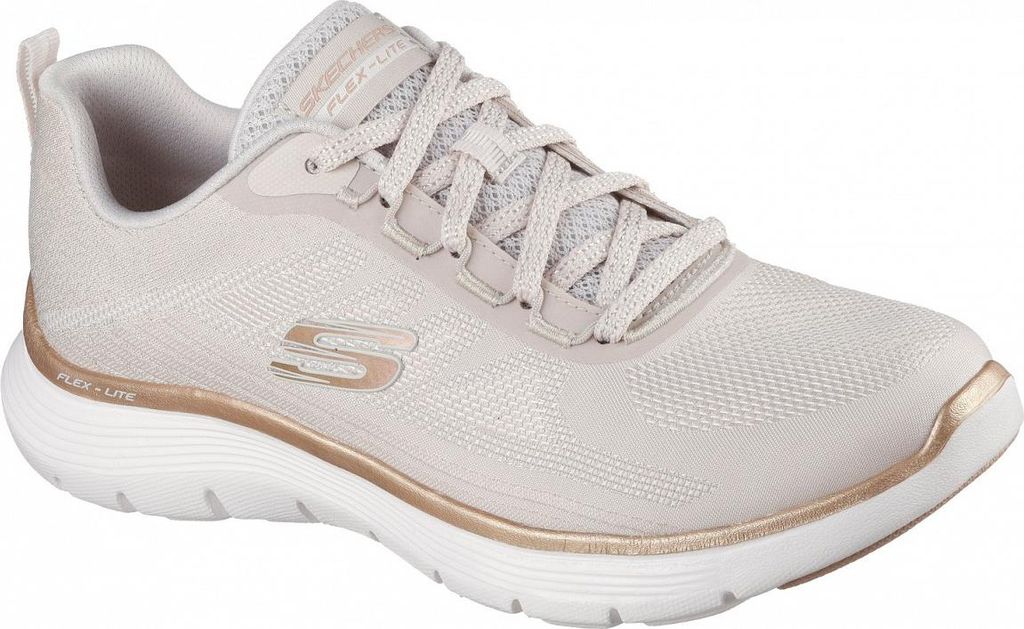 A single Skechers women's sneaker is shown against a white background.