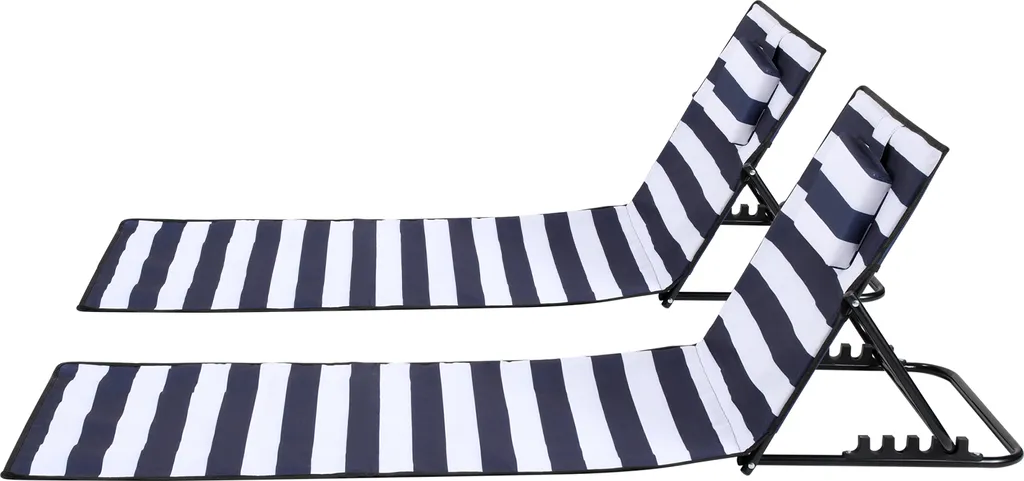 Tapis de Plage avec Dossier : Fini le Mal de Dos sur le Sable - Pack de 2