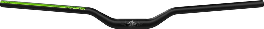 Cintre VTT Spank Spoon 800 Noir Vert 40mm - Guidon de Descente Robuste