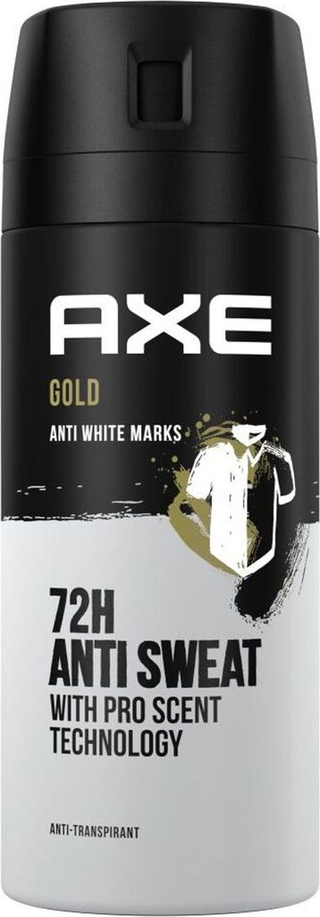 Axe Deo Spray Gold Anti Marks gold weiss (150ml Flasche)