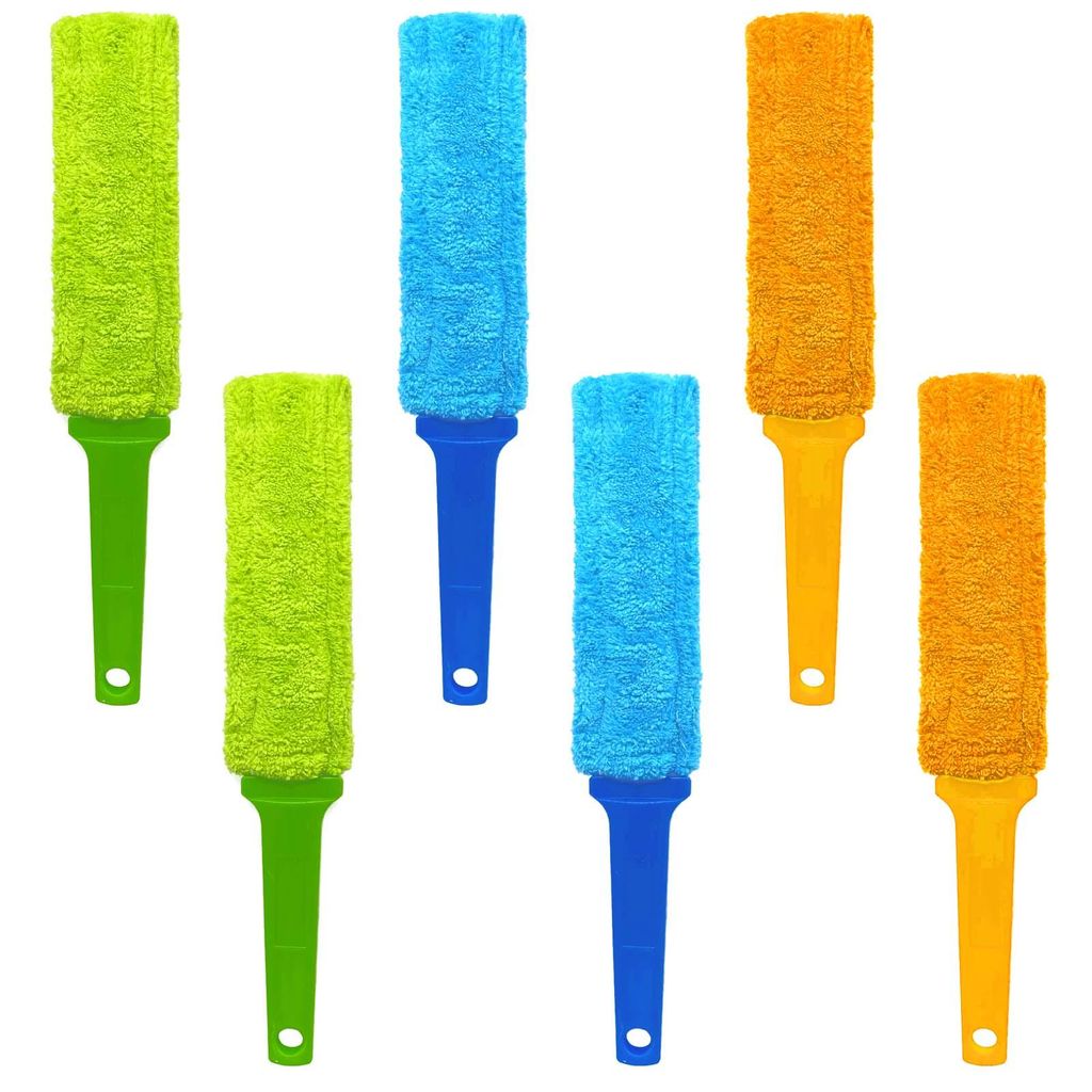 6er Set Mikrofaser Staubwedel 38 cm Staubwischer Produktbild 