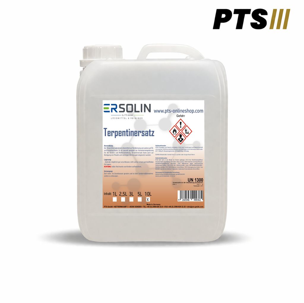 Terpentin Ersatz 10 L Entfetter Pinselreiniger Geruchsarm Produktbild 