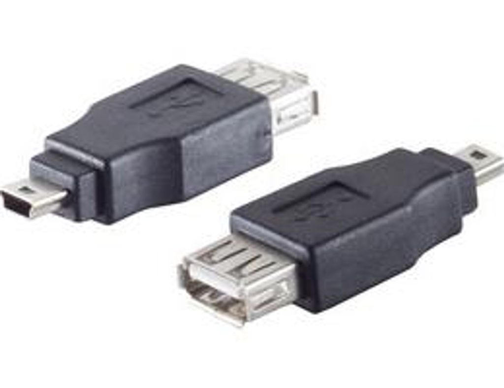 USB Adapter 2.0 A Kupplung / Mini USB B 5p Stecker Produktbild 