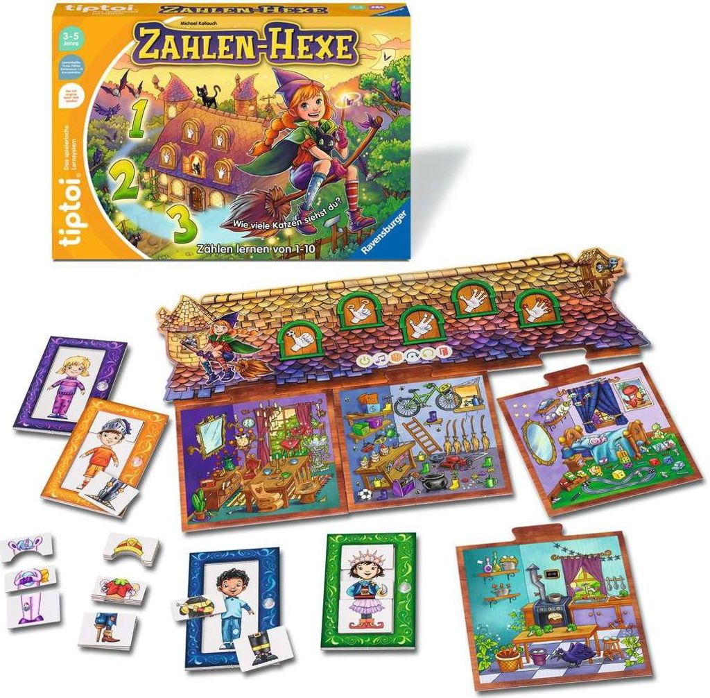 Sorcière des chiffres Ravensburger 00132 Jouets éducatifs