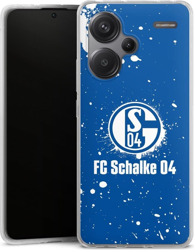 DeinDesign Handyhülle für Xiaomi Redmi Note 13 Pro Plus Silikon Hülle Case Smartphone Schutzhülle FC Schalke 04 Logo S04