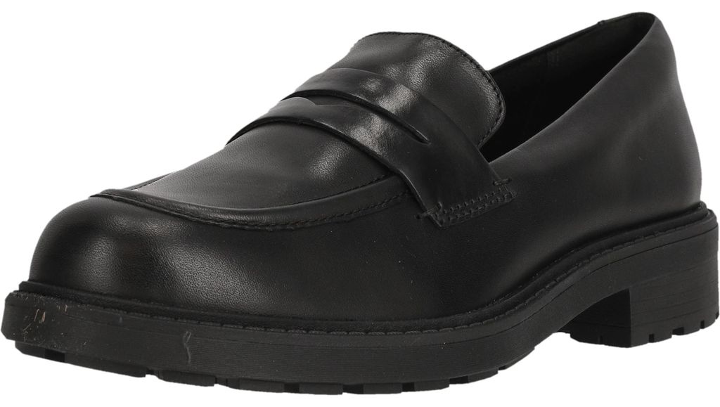CLARKS Loafer Orinoco2 Penny mit weichem Cushion Plus-Fußbett 1216 Black Leather 37