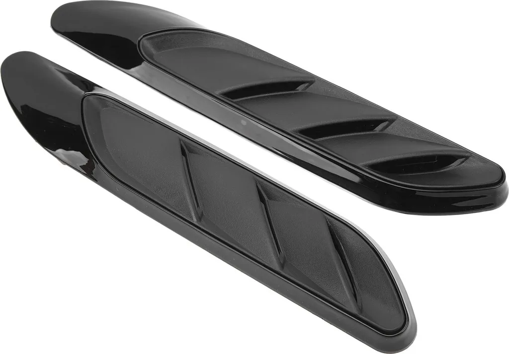 Écran Moulé d'Aération d'Aile Noir Brillant pour Benz W206 Classe C