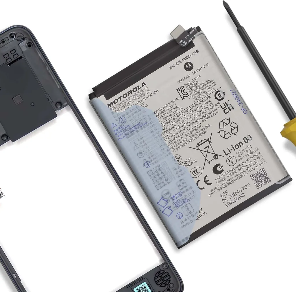 Batterie Motorola Moto G55 modèle QA50 - Pièce de rechange 5000mAh