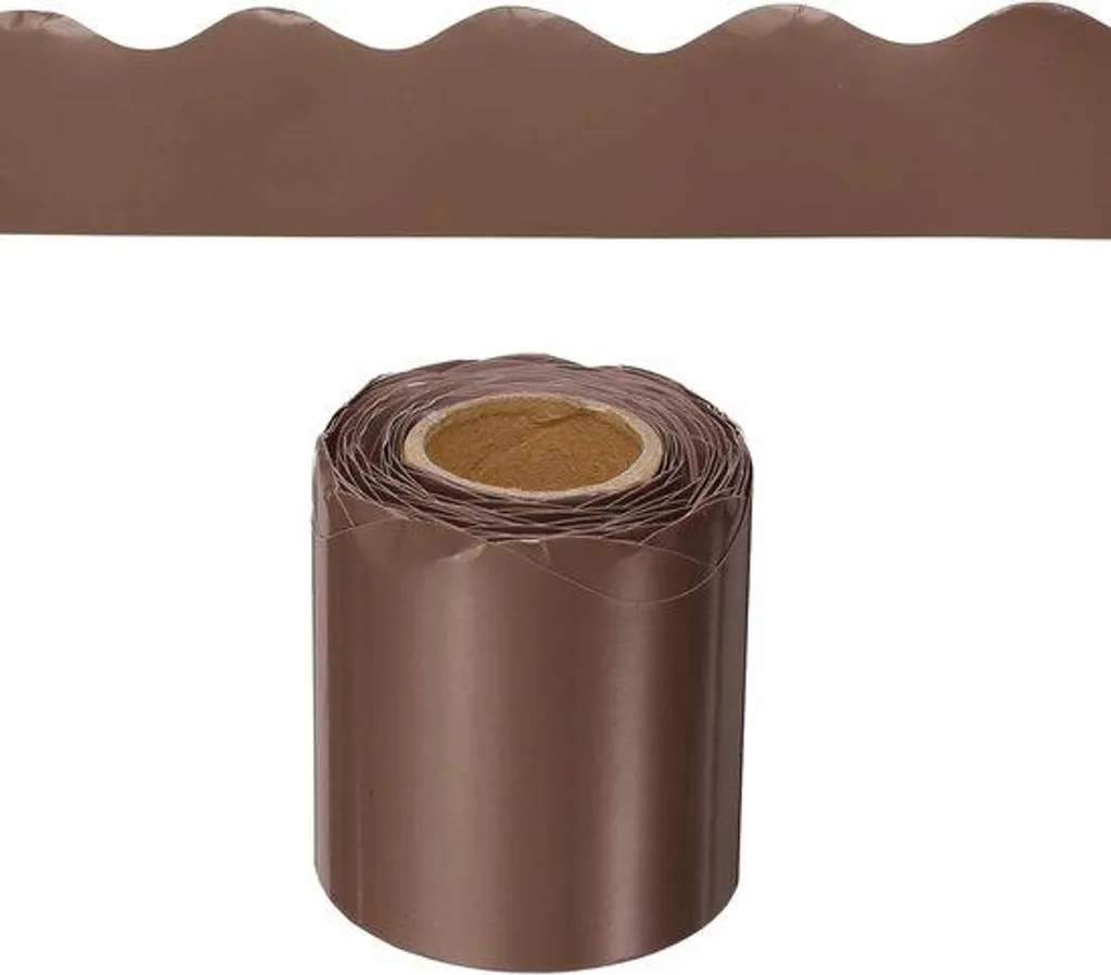 Sublimez vos Tableaux d'Affichage avec la Bordure Ondulée Marron 9m