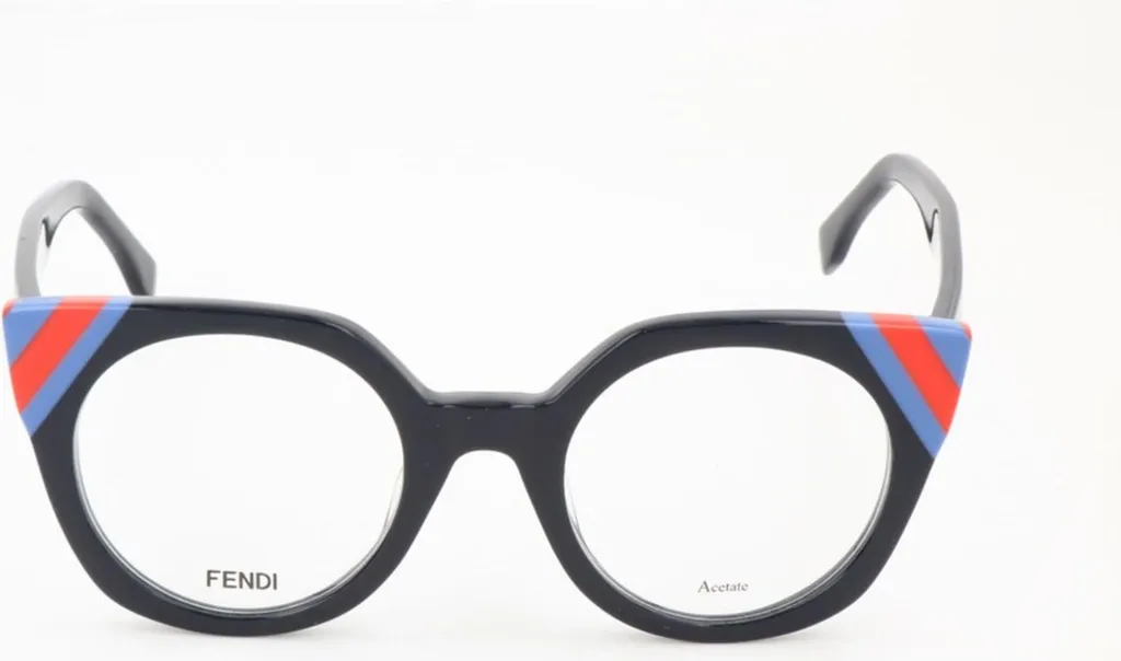 Lunettes de soleil Femme Fendi FF0246PJP - Acétate Noir/Rose Fumé