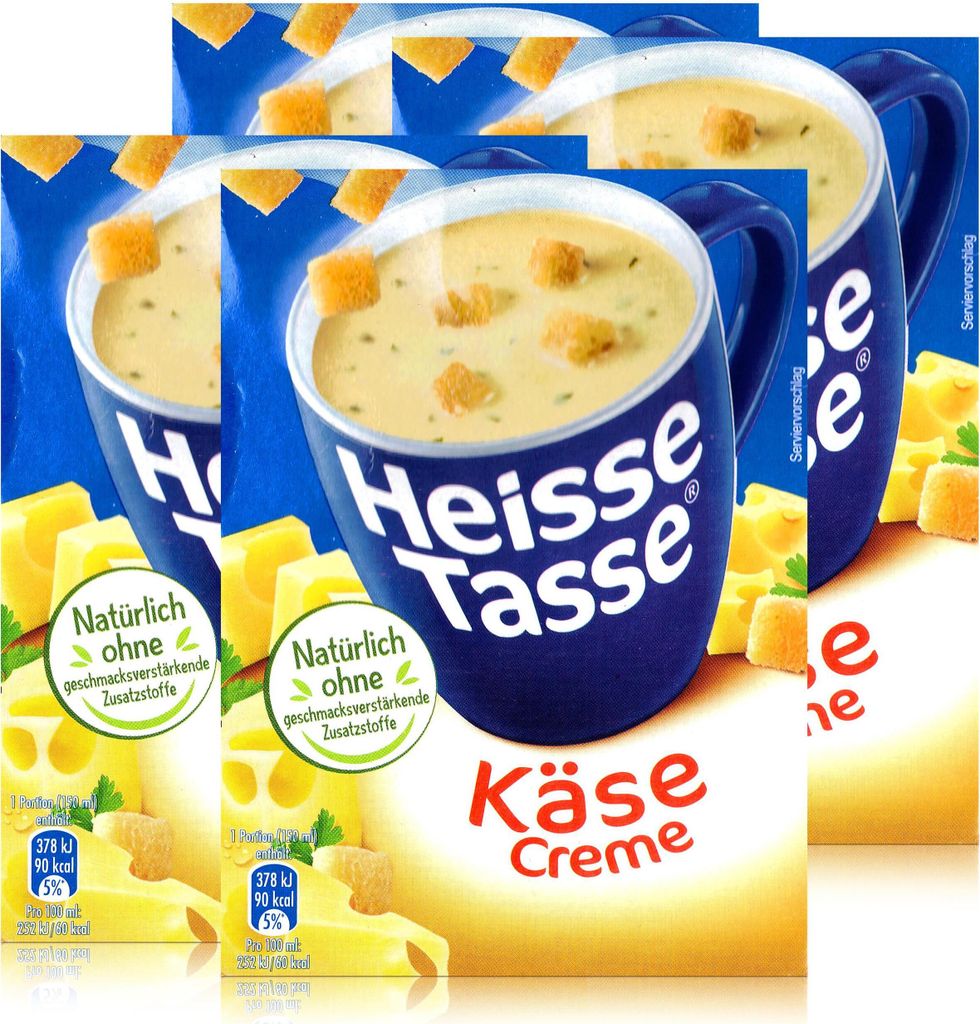 Heisse Tasse Käse Creme mit Croûtons 3 Beutel á 18g (4er Produktbild 