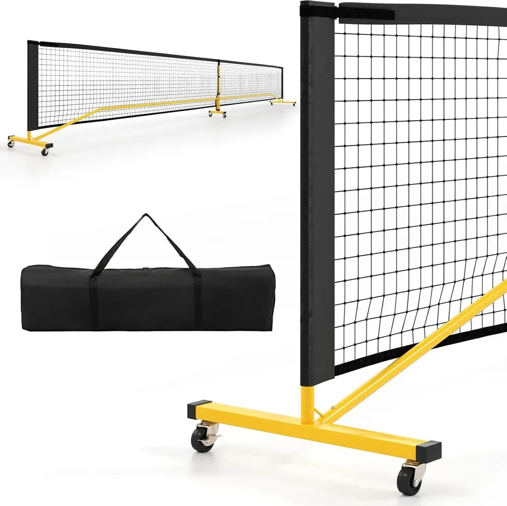 Kit Filet Pickleball Portable avec Sac - Idéal pour Clubs et Jardins