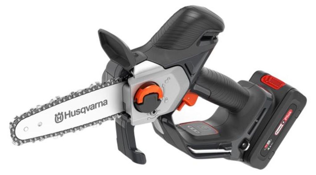 Akku-Kettensäge Husqvarna Aspire P8X-P4A mit Akku P4A 18-B72 PowerPlus und Ladegerät P4A 18-C100