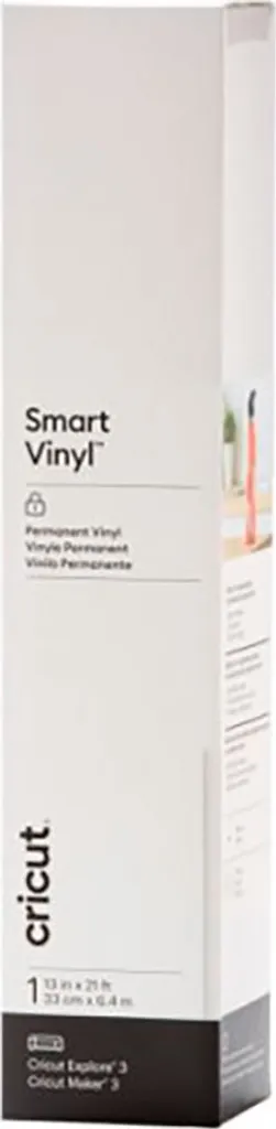 Rouleau de Vinyle Adhésif Permanent Cricut Smart Blanc pour Découpe
