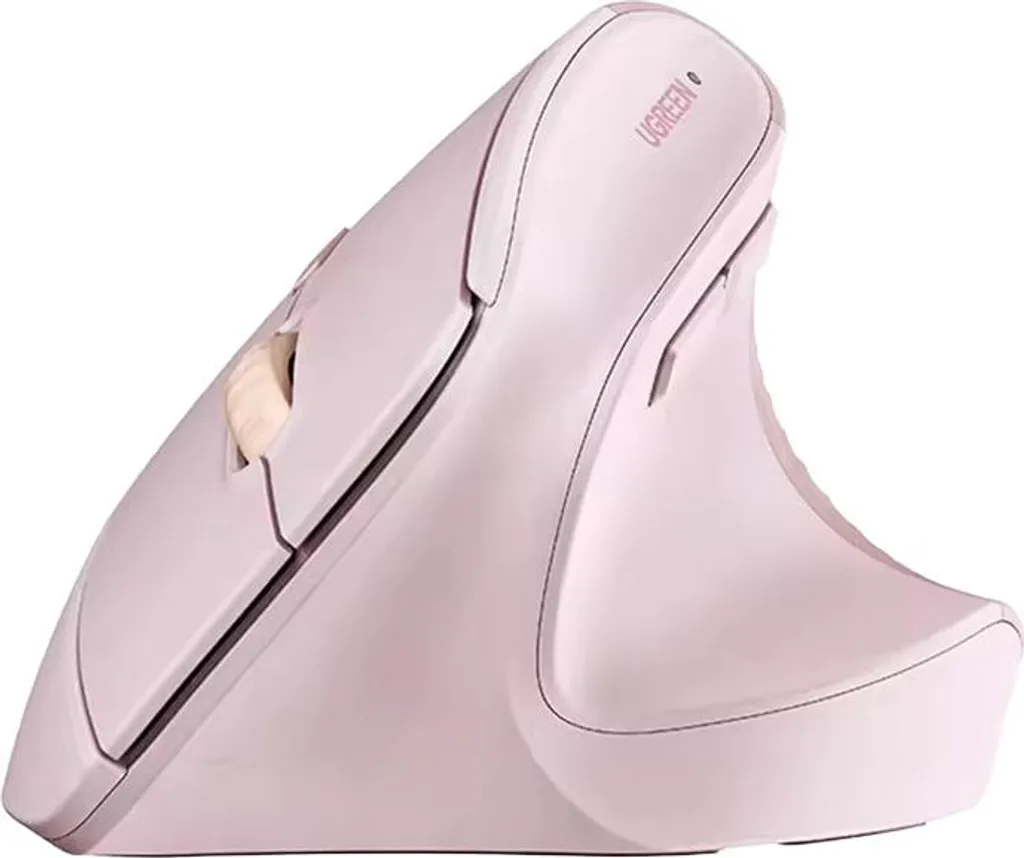 Souris ergonomique sans fil Ugreen M571 Rose pour Travail de Bureau