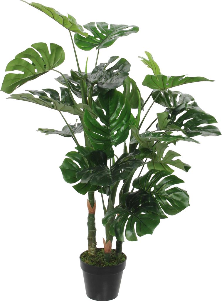 Plante d'intérieur artificielle Monstera, feuille de Image du produit 