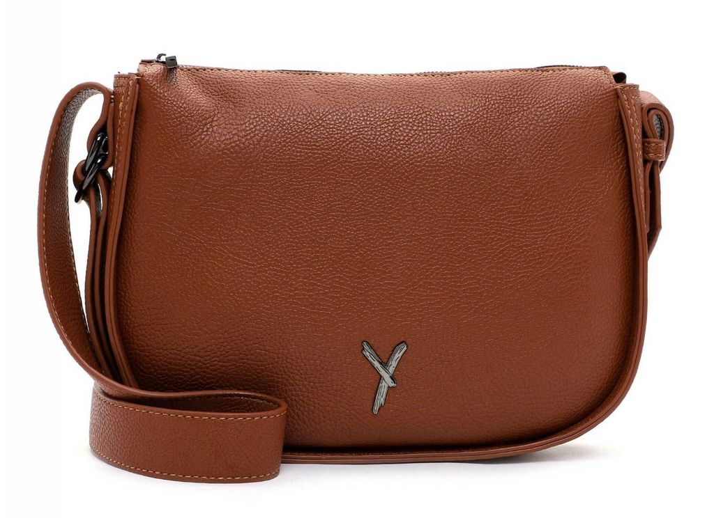 SURI FREY Umhängetasche Schultertasche Gitty Shoulderbag Darkcognac braun