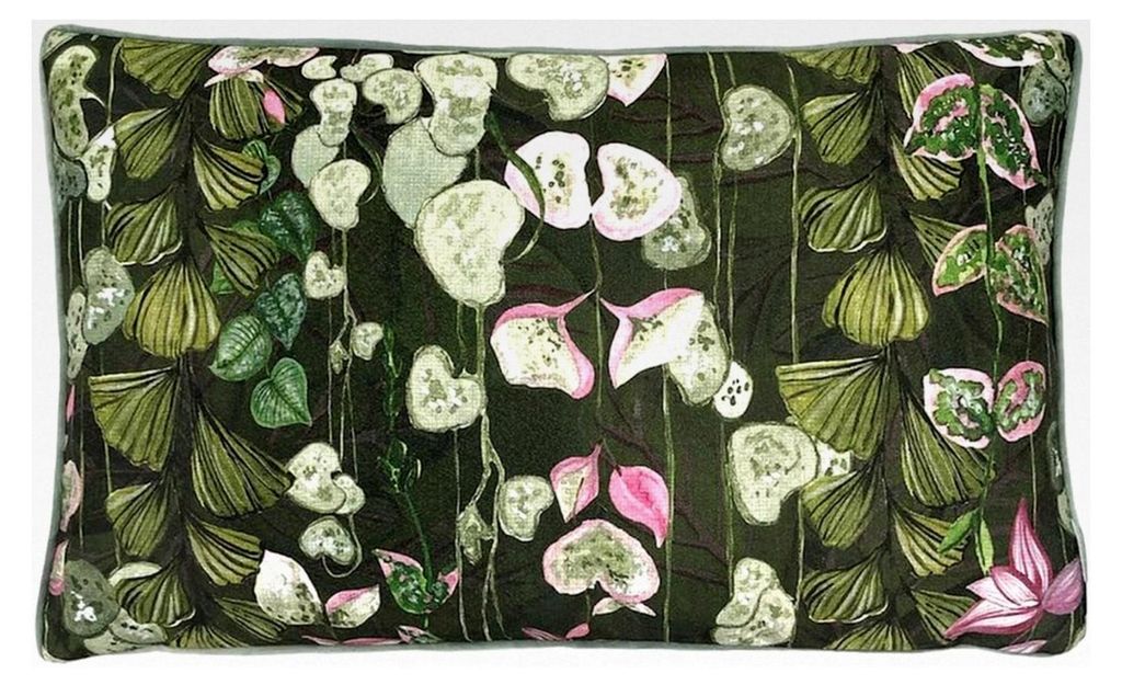 Botanische rechteckige Kissenhülle