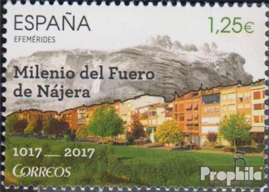 Briefmarken Spanien 2017 Mi 5175 (kompl.Ausg.) postfrisch Gesetzgebung von Najera