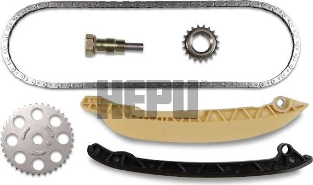 Kit Chaîne HEPU 21-0214 Renforcé : OE Ford Fiesta KA 1.3 - Haute Qualité