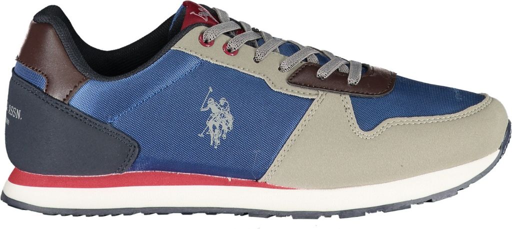 US POLO ASSN. BLAUE SPORTSCHUHE FÜR KINDER : Farbe - Blau, Größe - 33 Größe: 33 Farbe: Blau