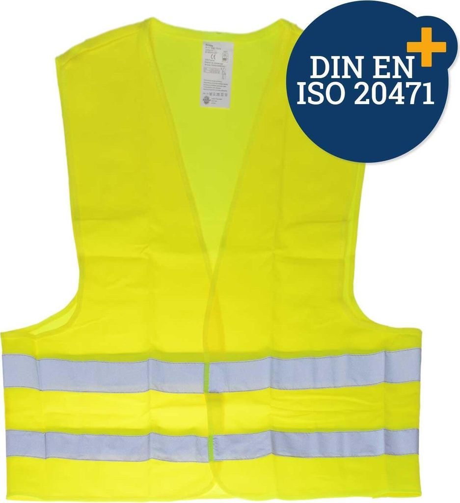 Gilet di segnalazione per auto filmer evidenziano il giallo Immagine del prodotto 